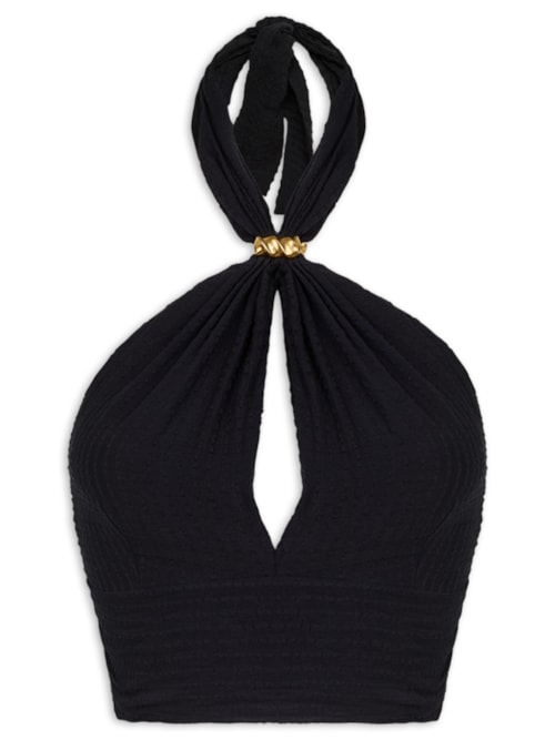 Top Lily Detalhe - Preto
