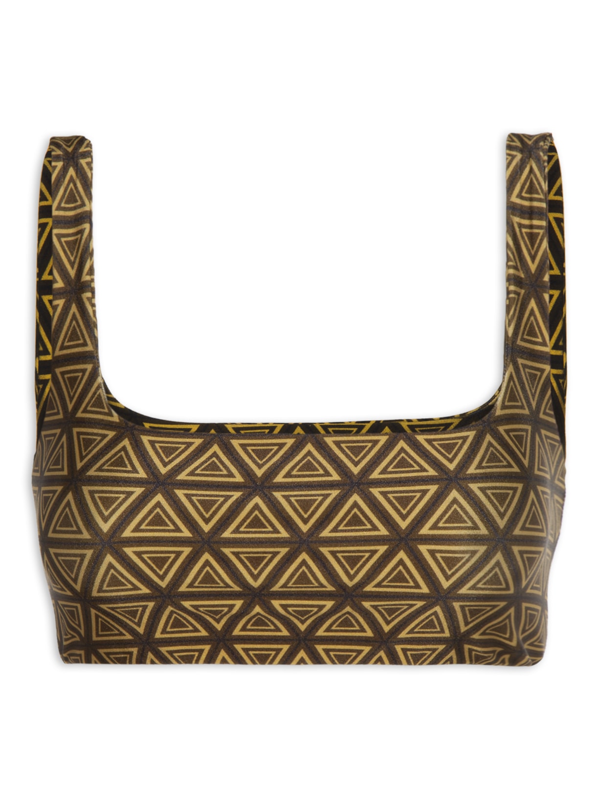 Top Line Estampado - Marrom