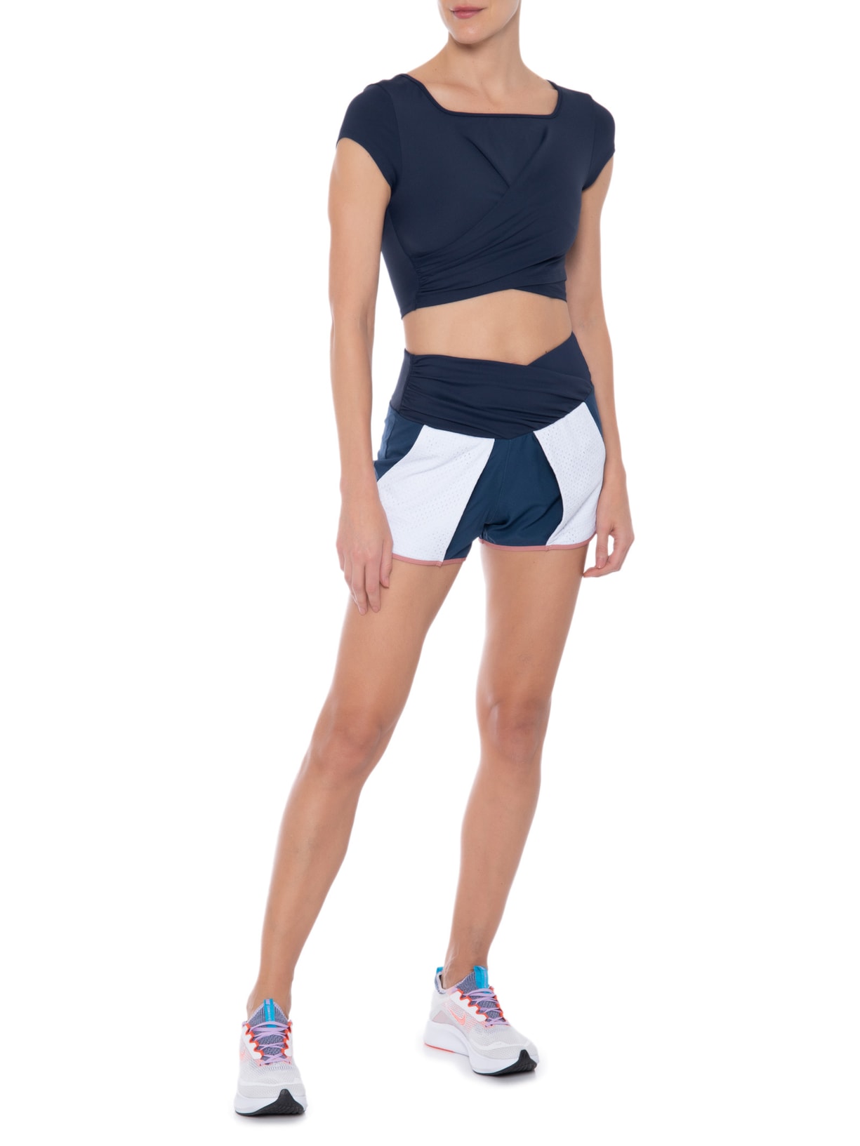 Top Linha Zinia Azul Lauf