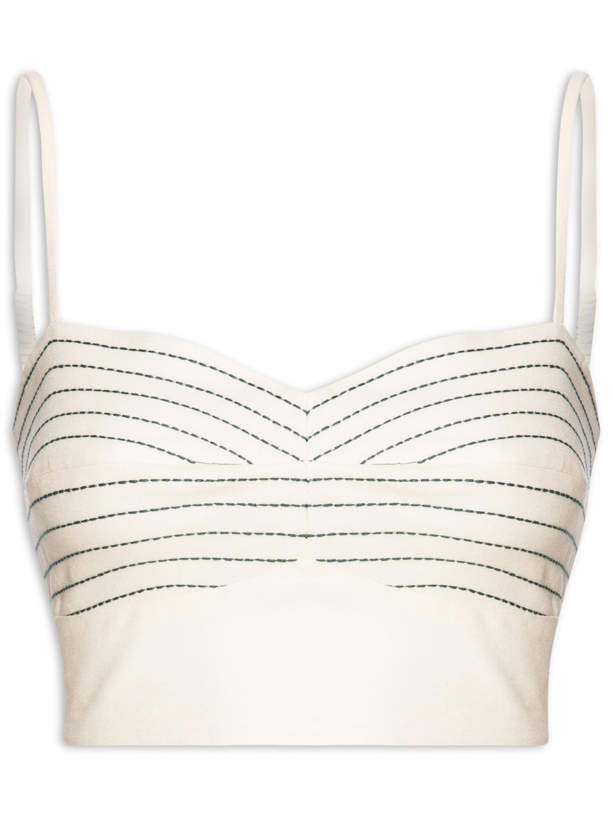 Top Linho Bordado Estampa Tropicana Amarelo Dress To