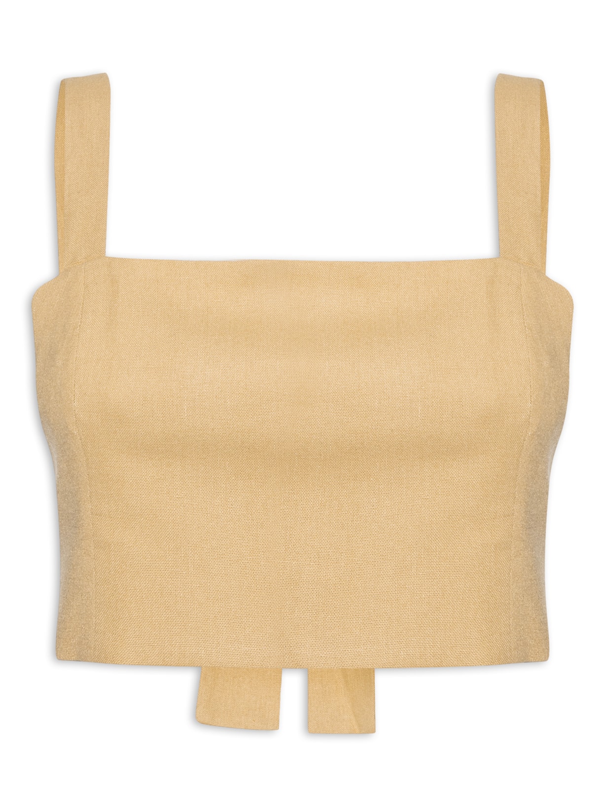 Top Linho Com Fivela - Bege