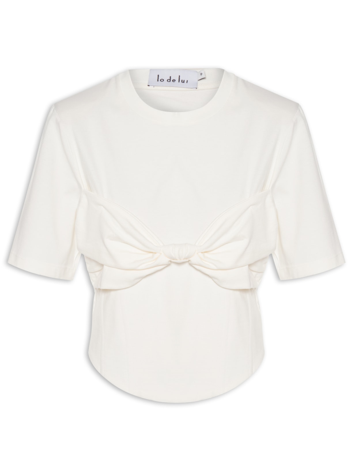 Top Loop Malha Off White Lo De Lui