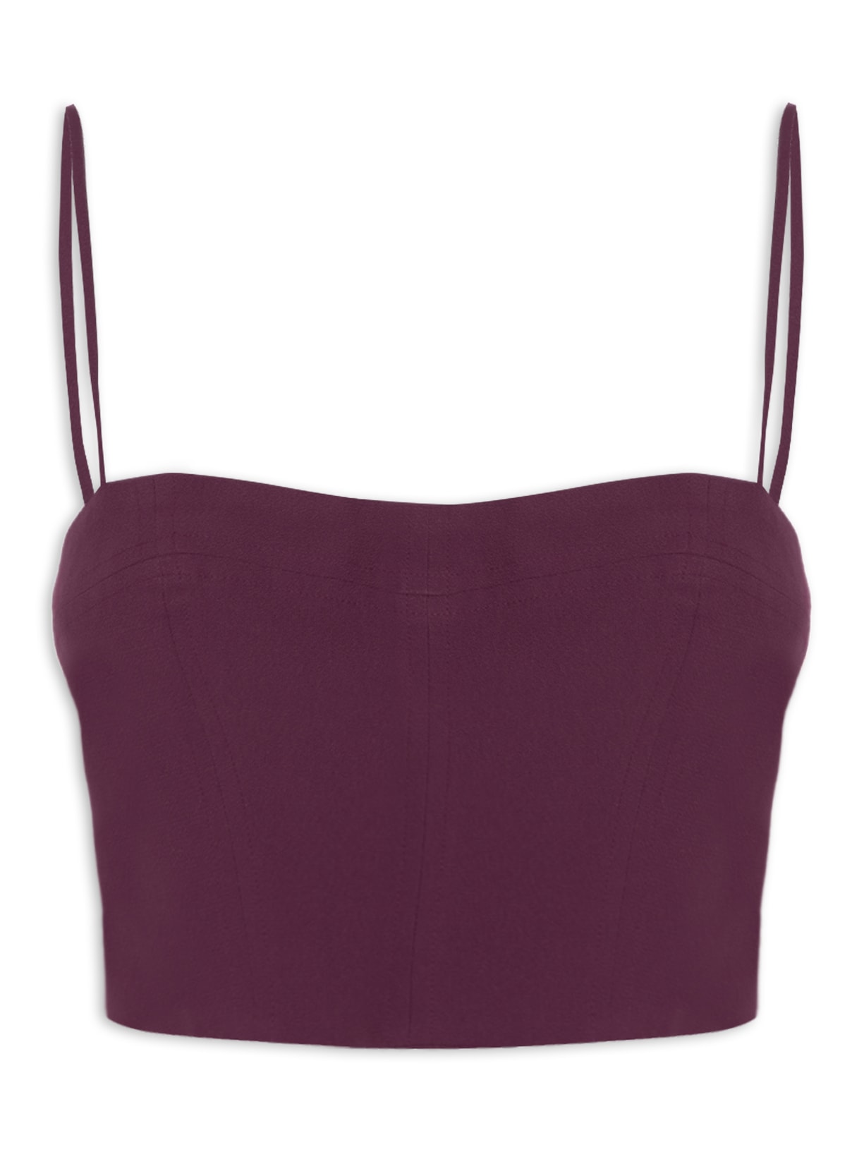 Top Lundi Marsala - Roxo