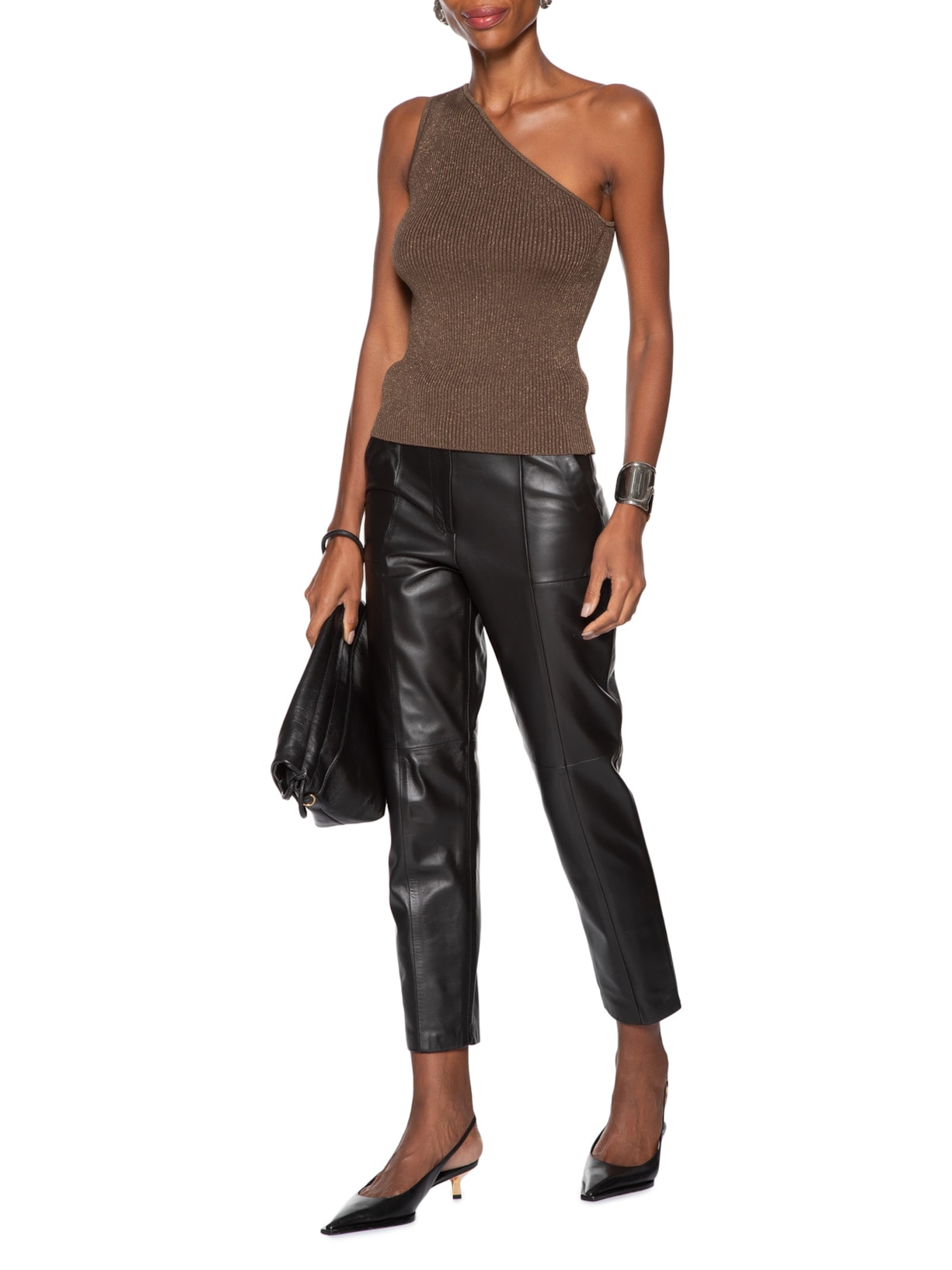 Top Malu Marrom Le Lis