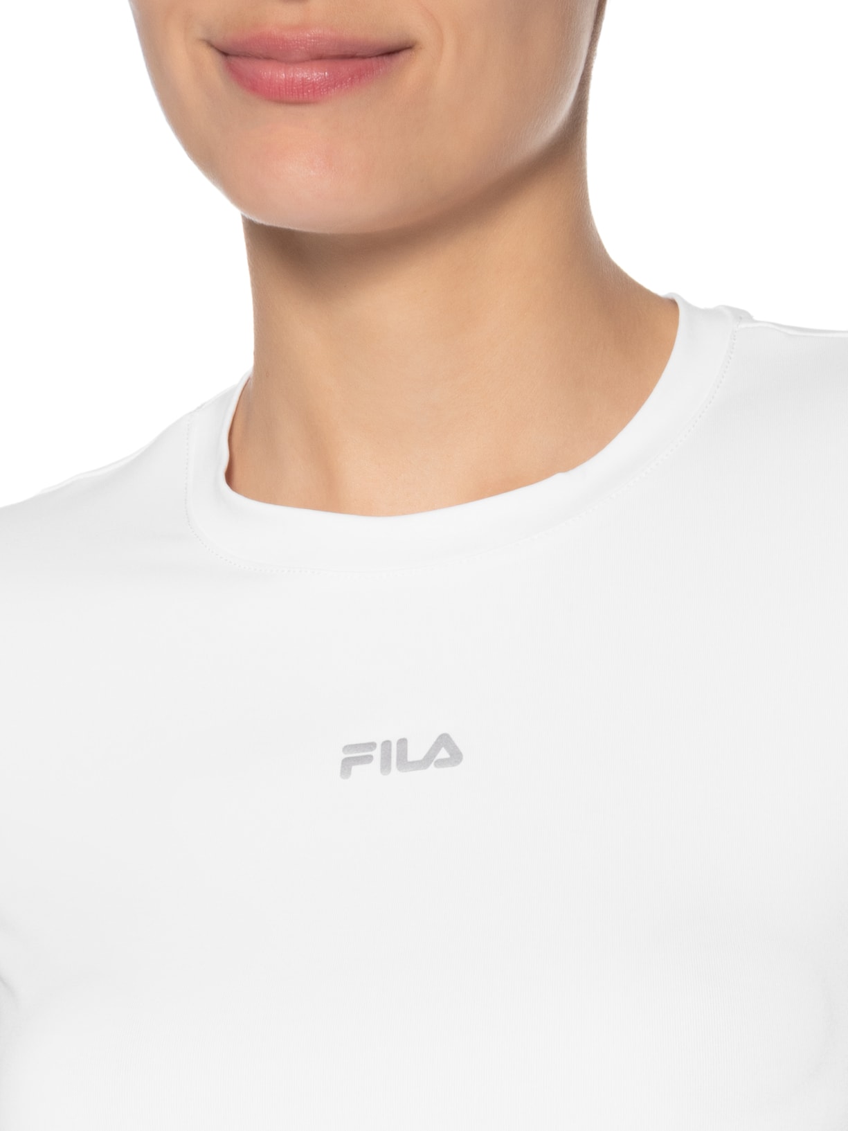 Top Manga Curta Essencial Branco Fila