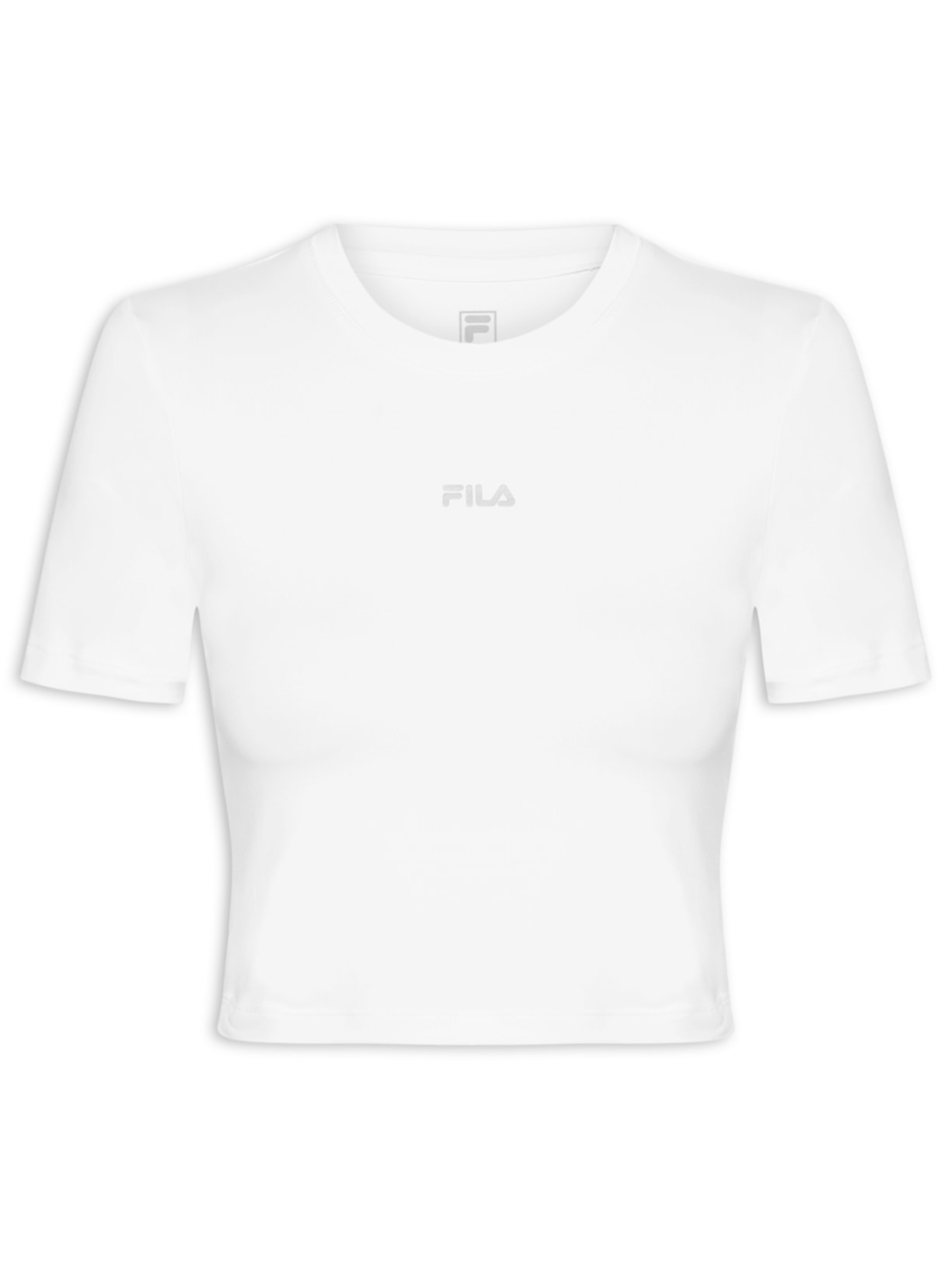 Top Manga Curta Essencial - Branco