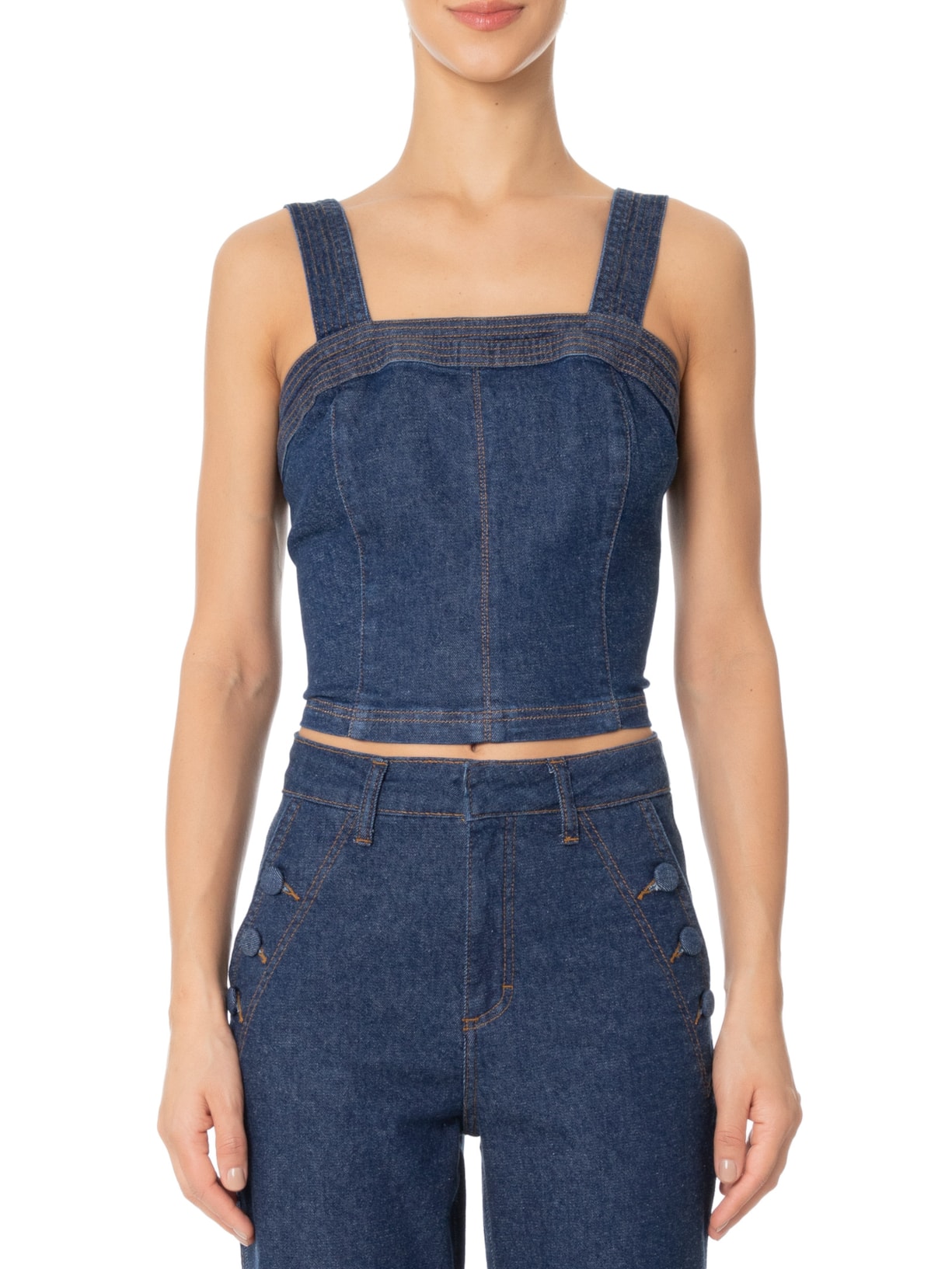 Top Mary Azul  Le Lis