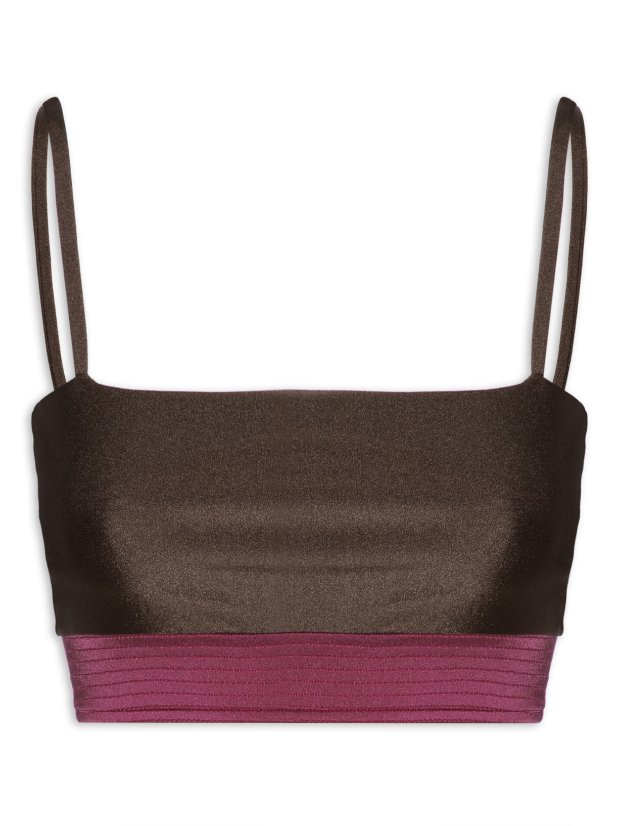 Top Matelassê Poesia - Marrom