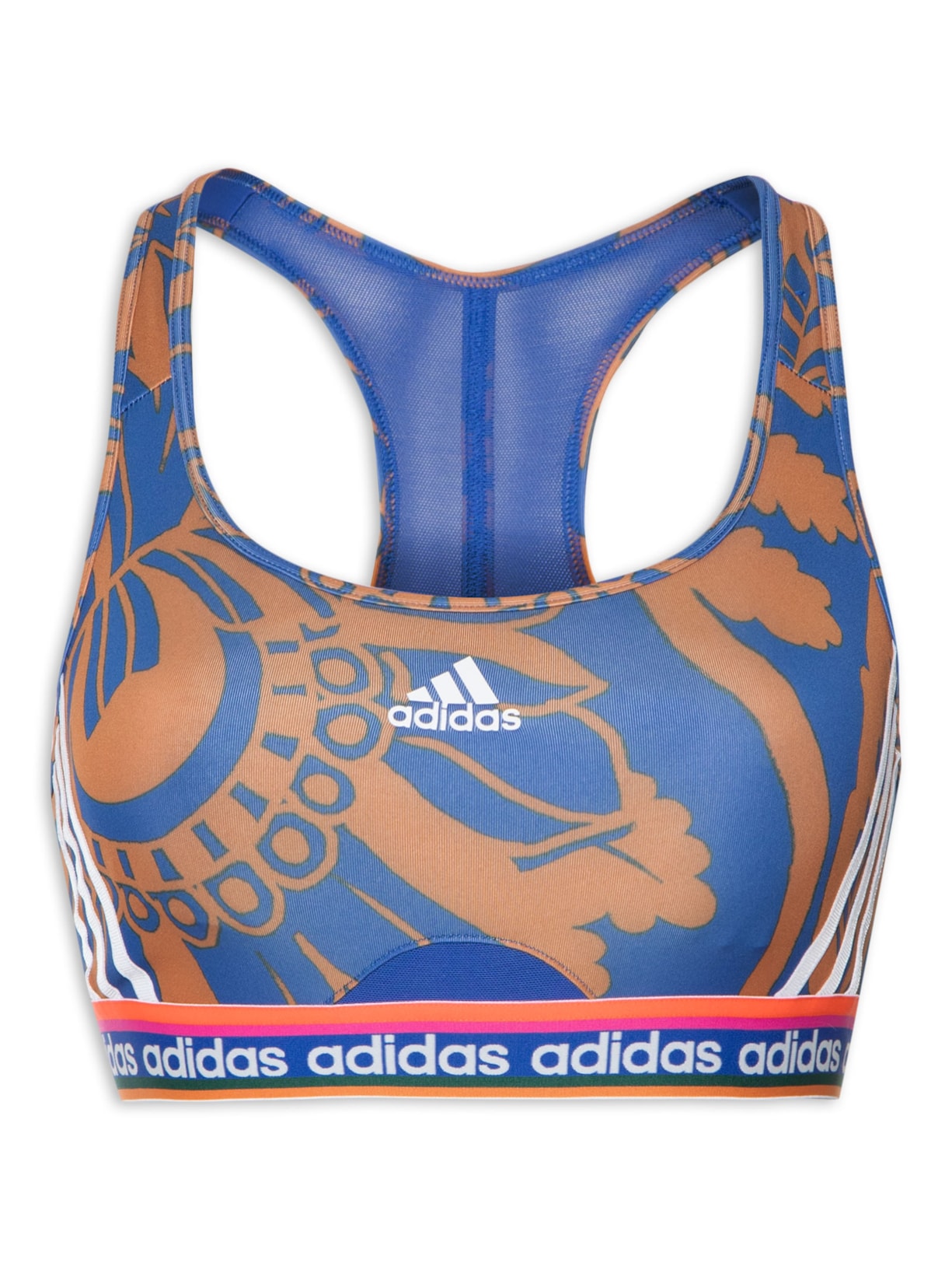 Top Médio Nadador - Azul