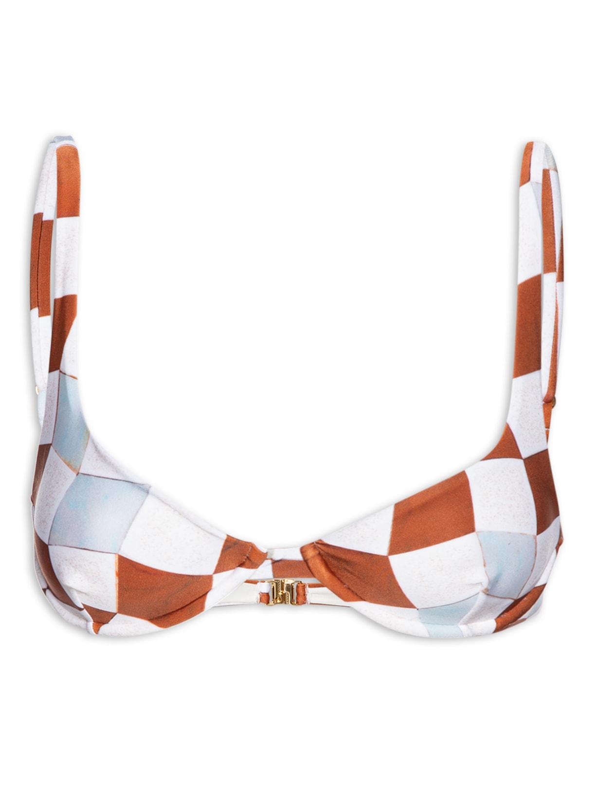 Top Meia Taça Demi Recycled - Off White