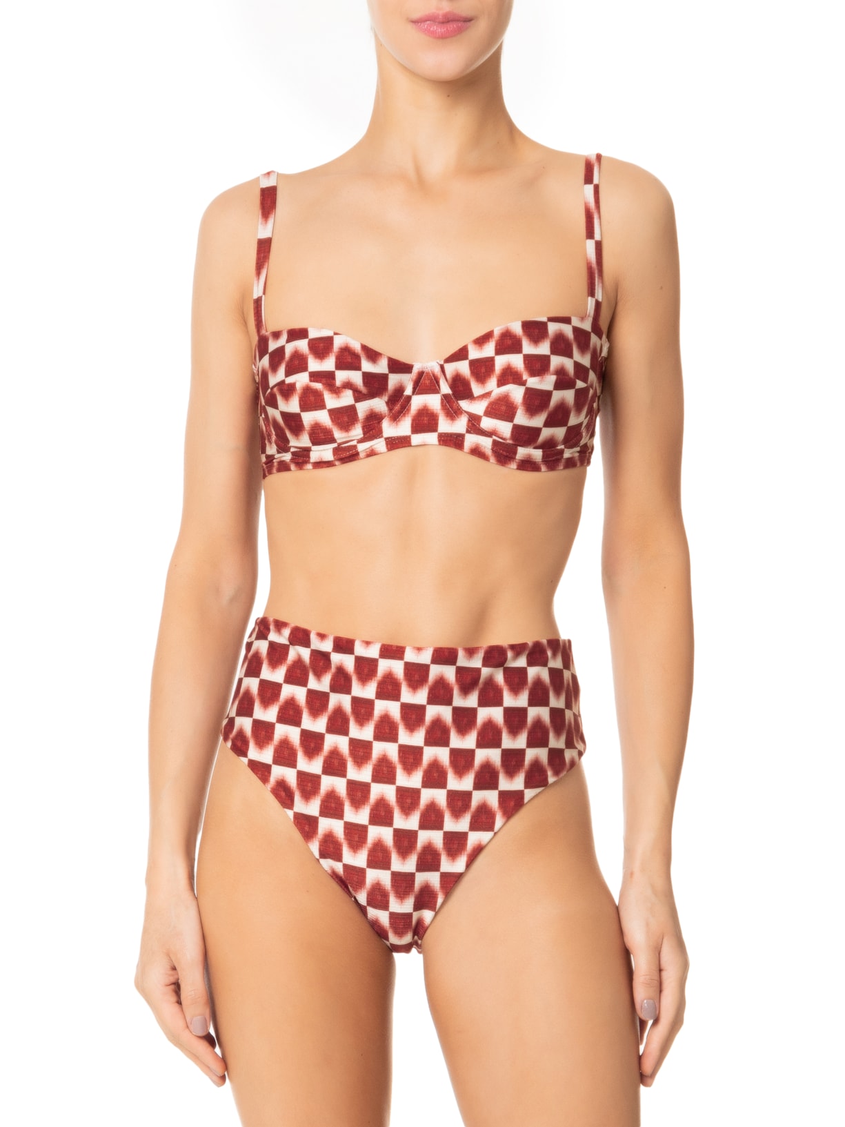 Top Meia Taça Retrô Vermelho Lenny Niemeyer