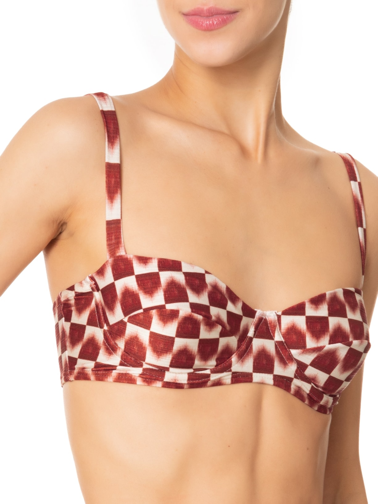 Top Meia Taça Retrô Vermelho Lenny Niemeyer