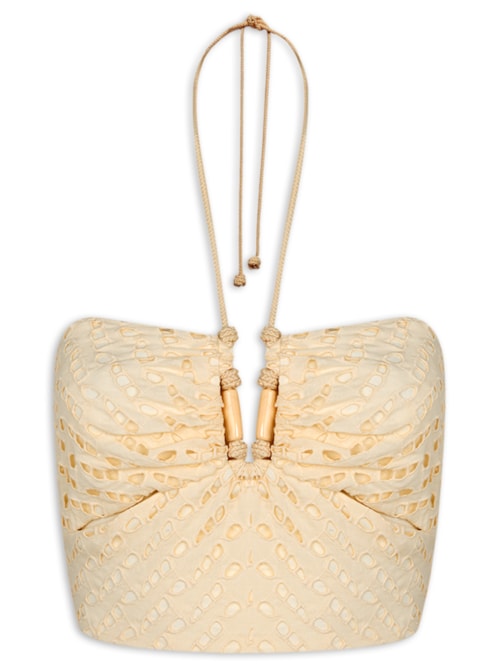 Top Melinda Detalhe - Branco
