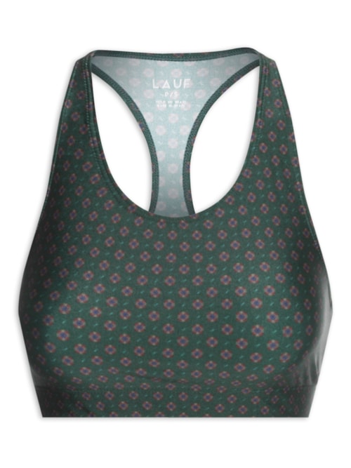 Top Nadador Basic Estampado Foulard - Verde