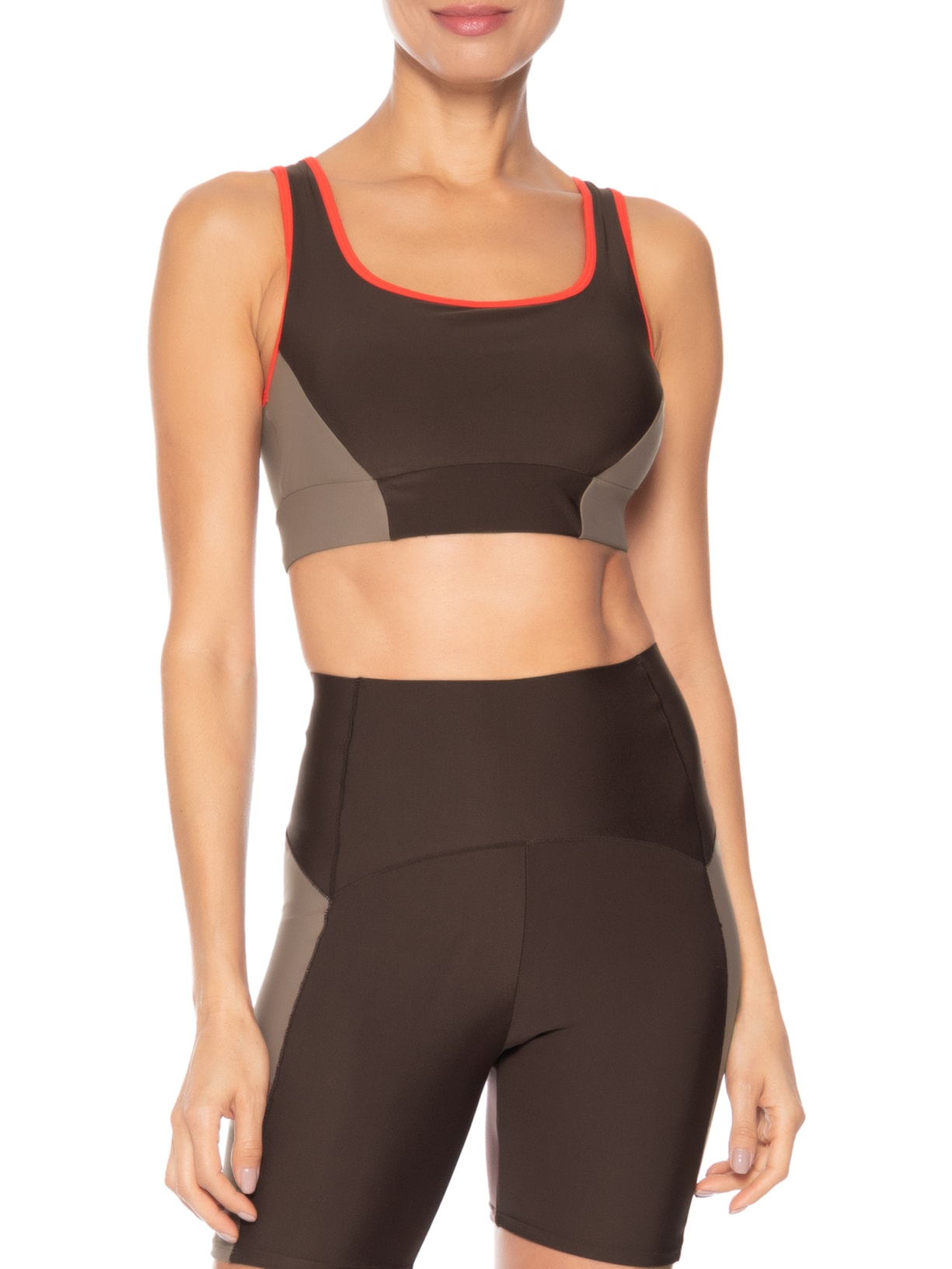 Top Nadador Body 360 Flame Marrom Body For Sure