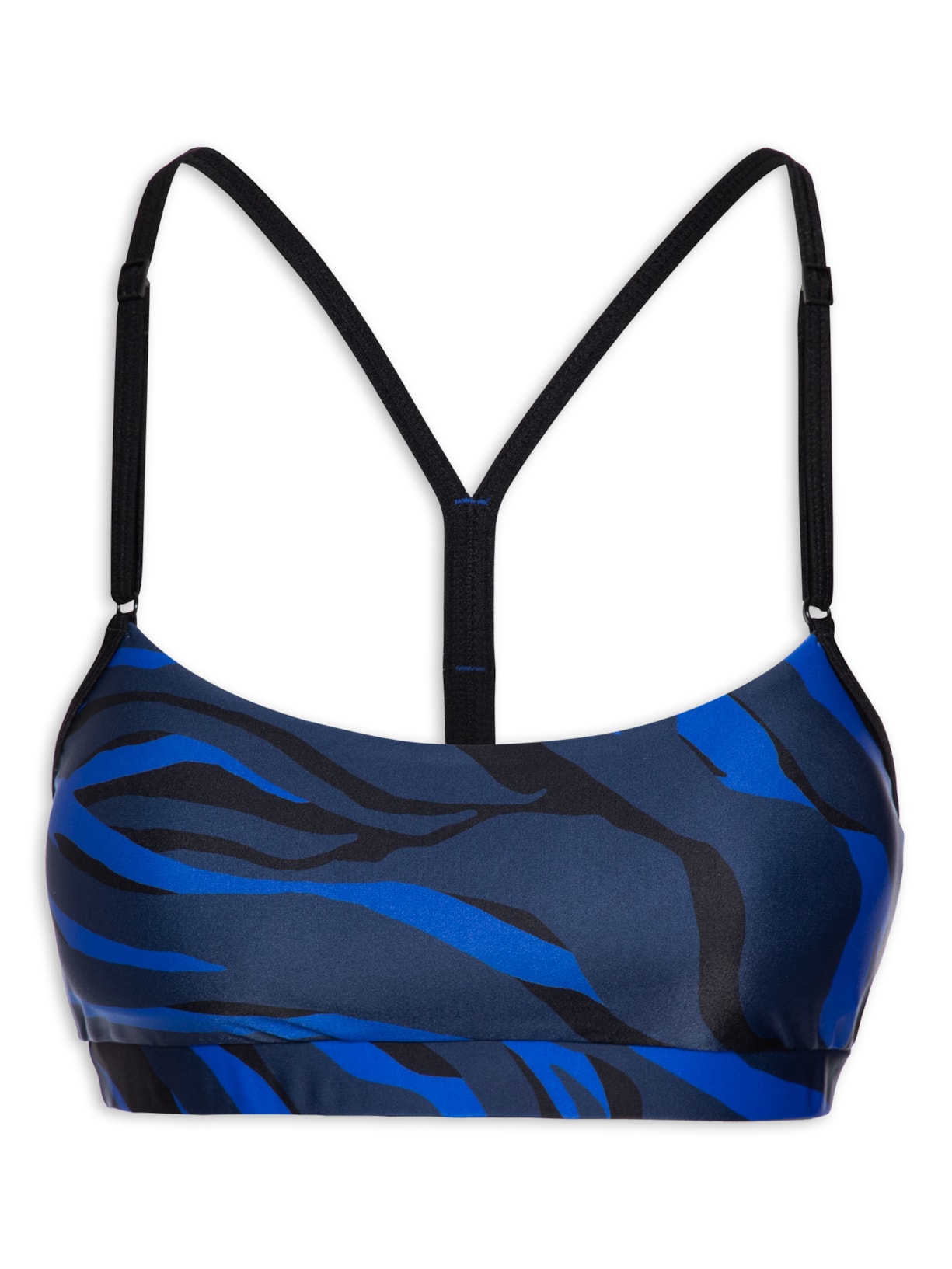 Top Nadador Estampado - Azul