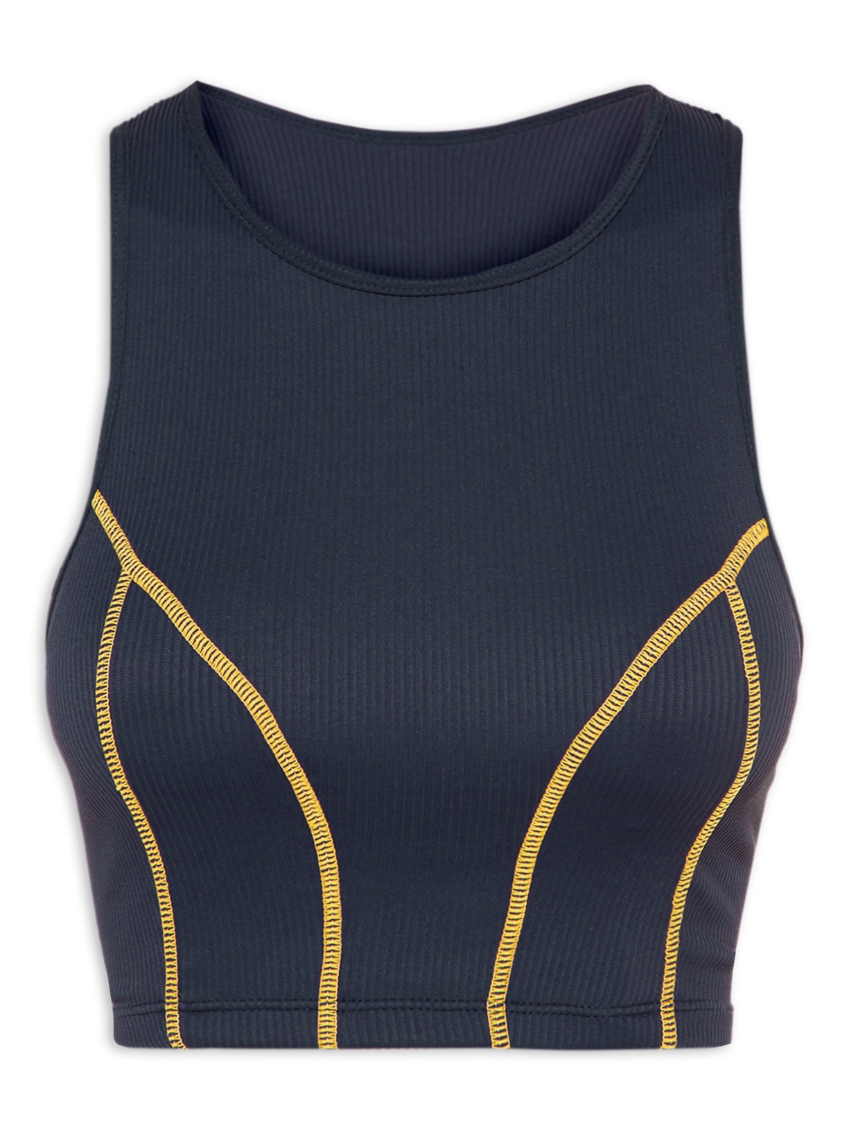 Top Nadador Liso Azul Body For Sure