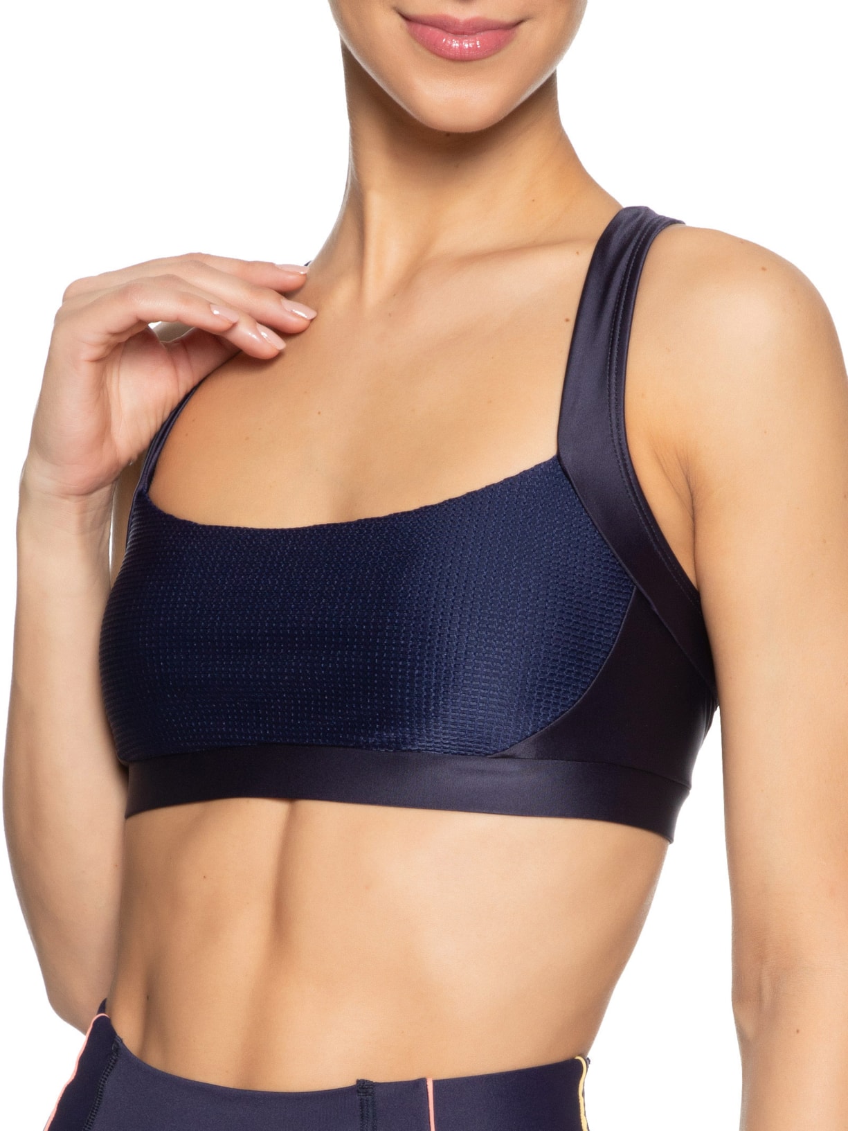 Top Nadador Liso Azul Body For Sure