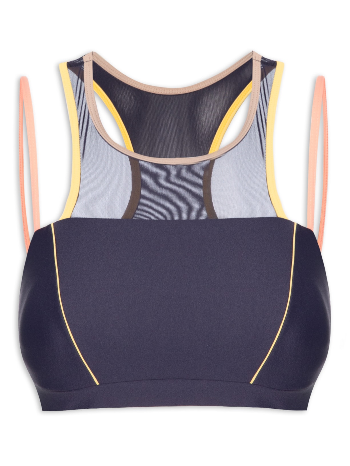 Top Nadador Liso Azul Body For Sure