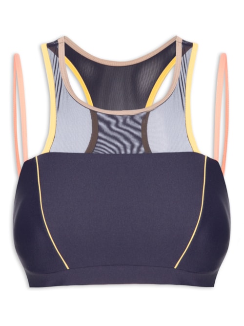 Top Nadador Liso - Azul