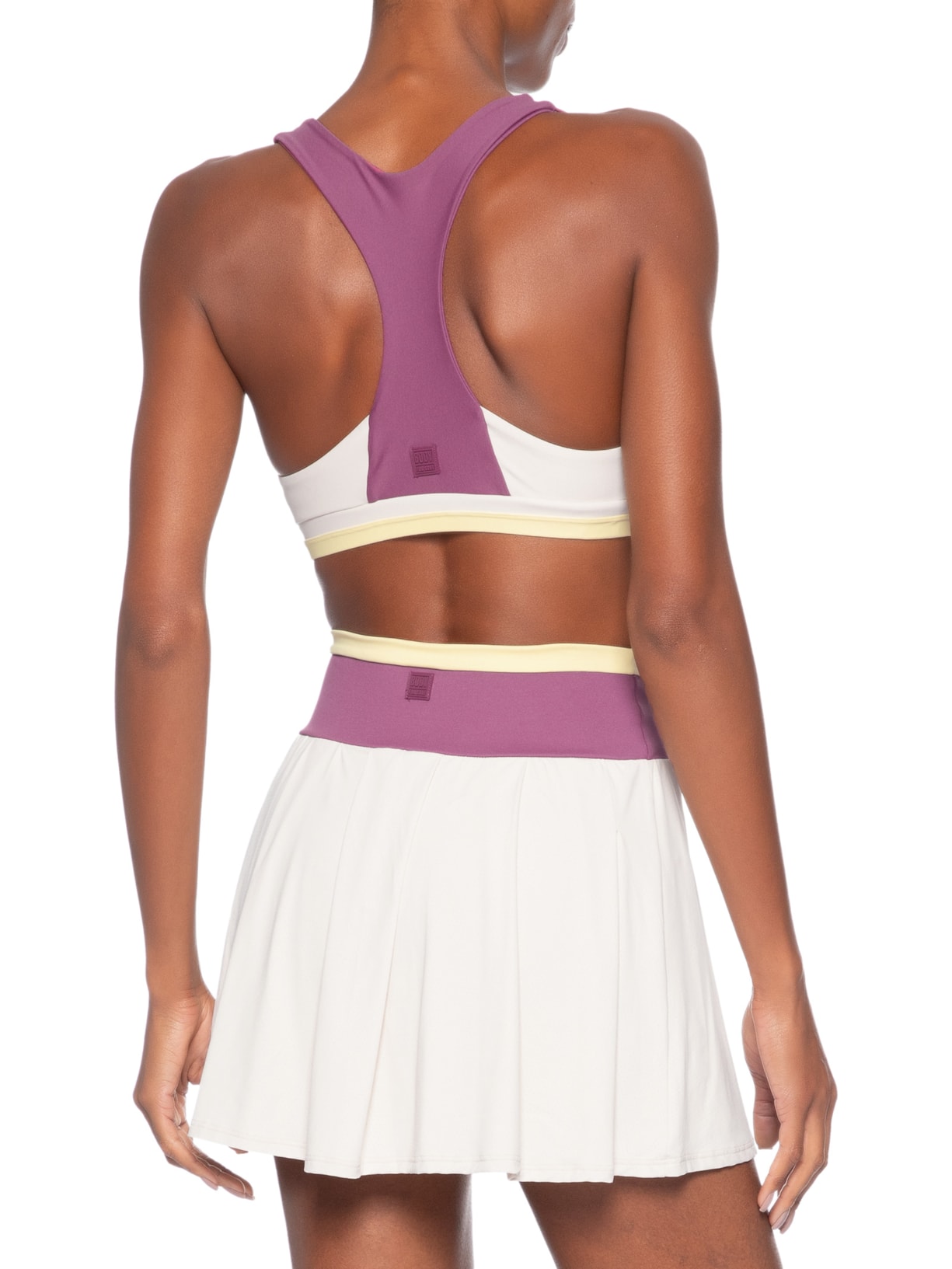 Top Nadador Liso Branco Body For Sure