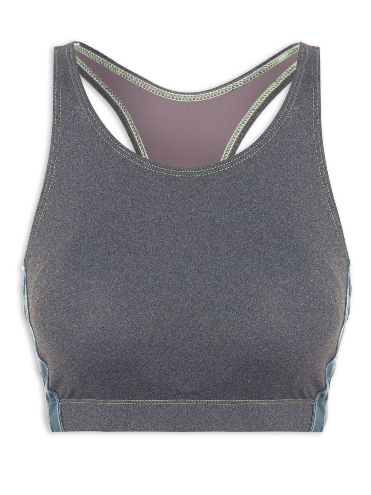 Top Nadador Liso - Cinza