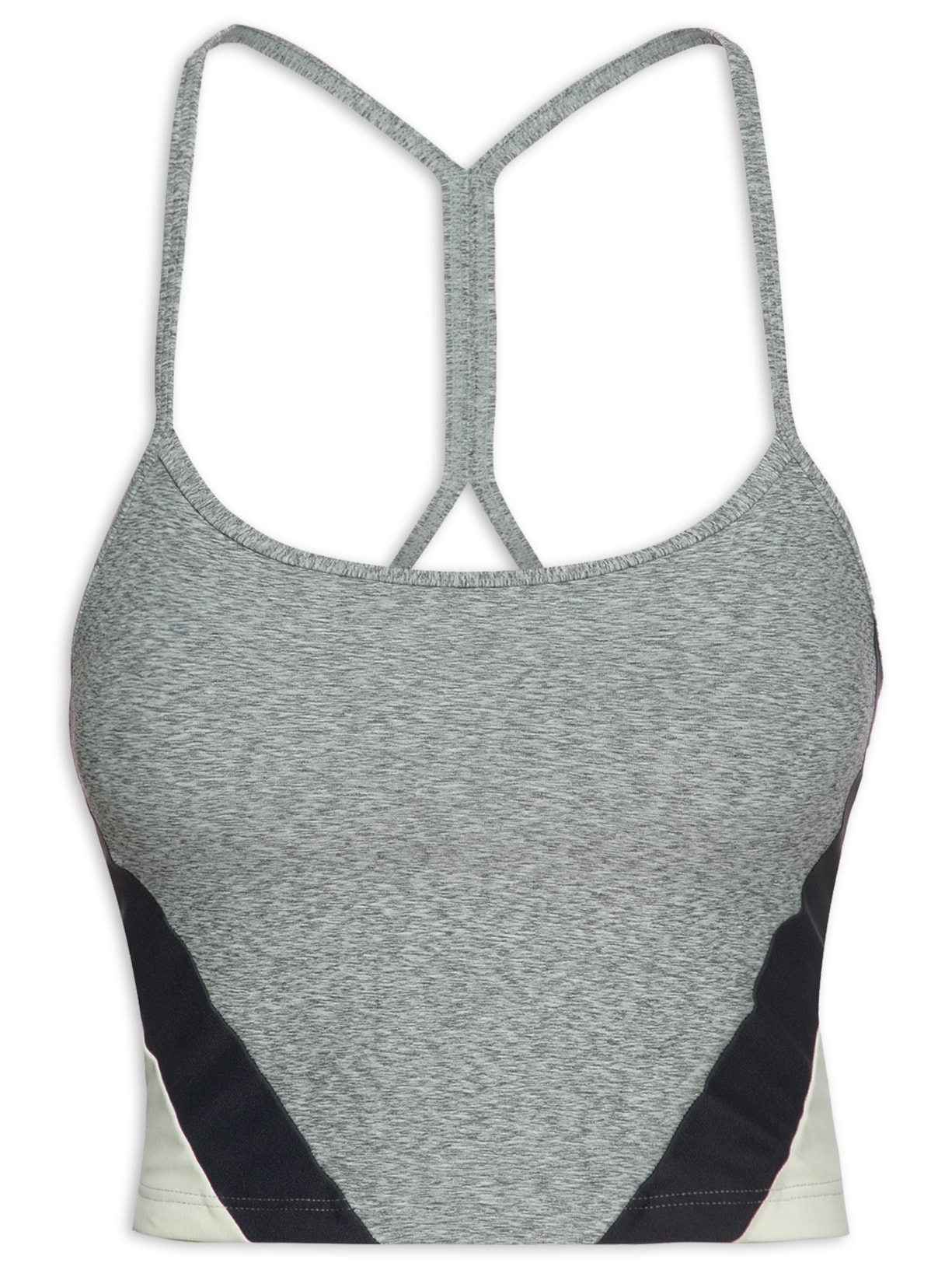 Top Nadador Liso - Cinza