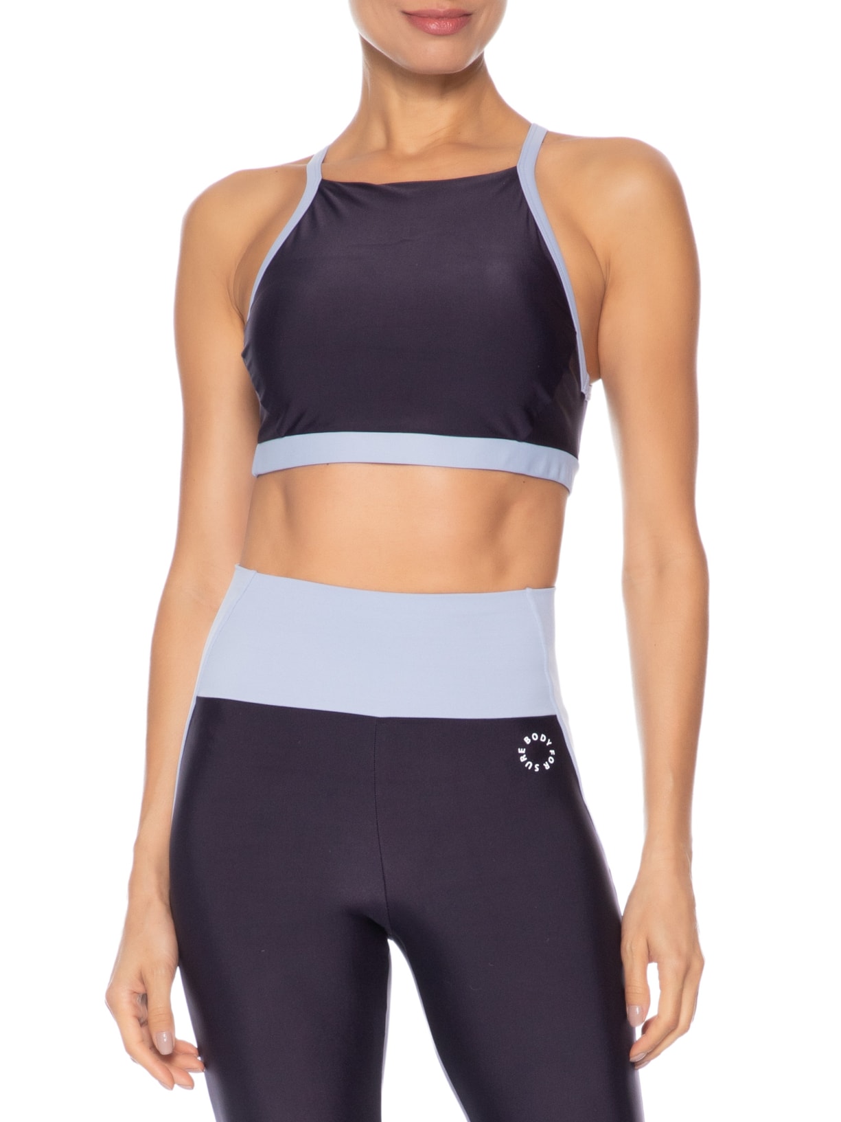 Top Nadador Liso Cloud Azul Body For Sure