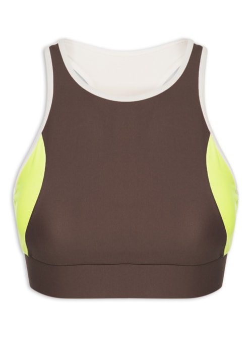 Top Nadador Liso - Marrom