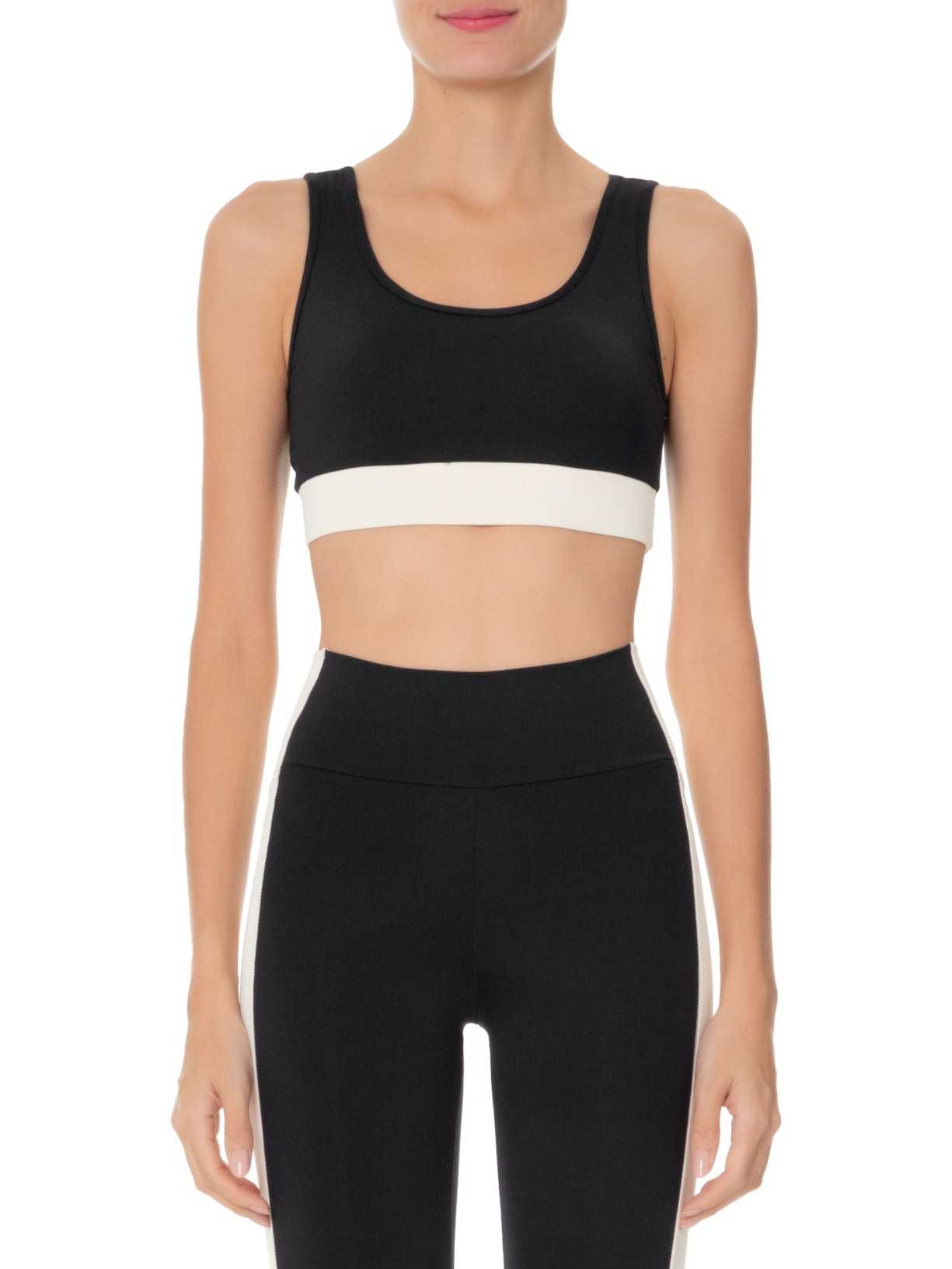 Top Nadador Liso Preto Body For Sure