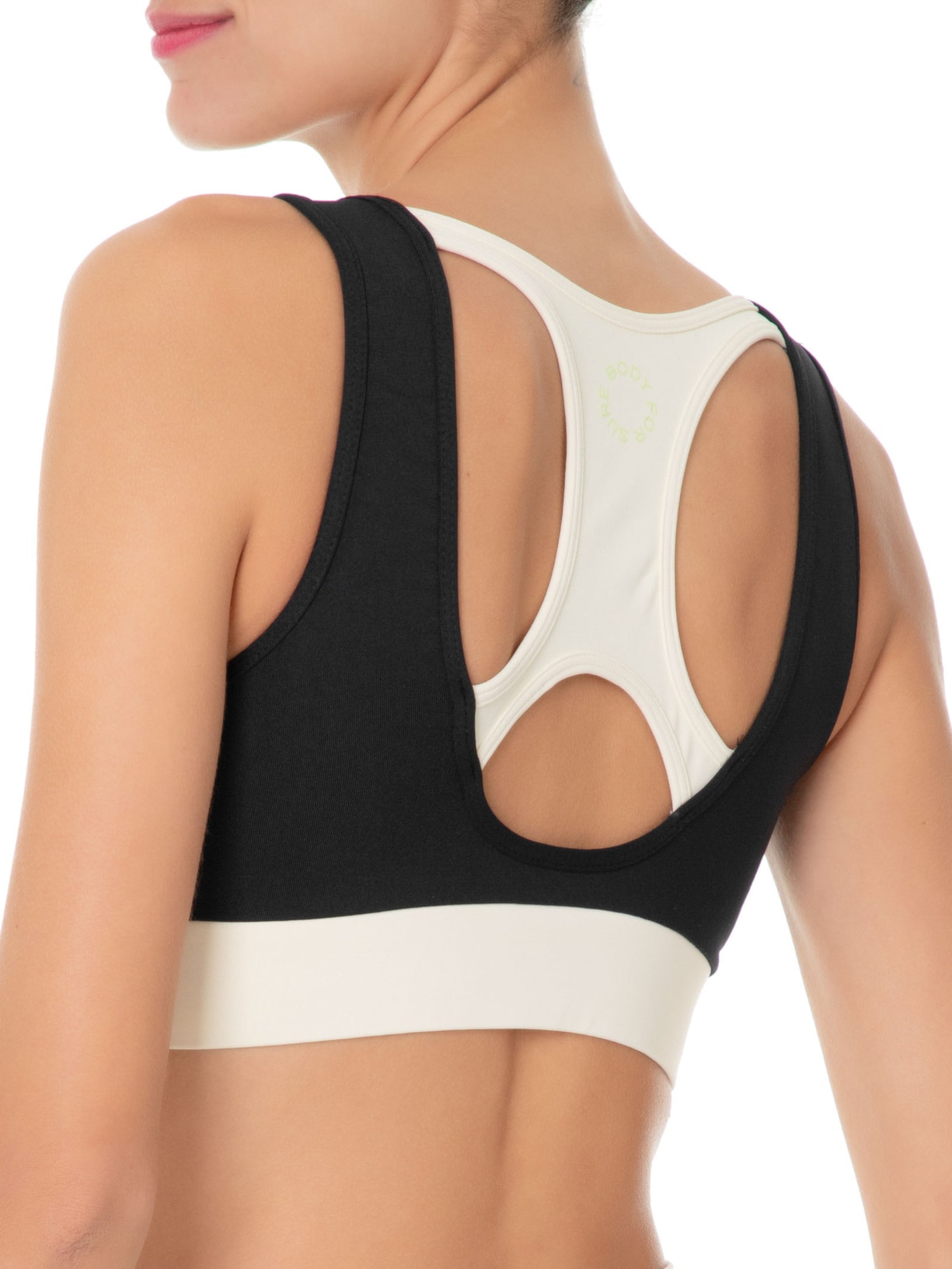 Top Nadador Liso Preto Body For Sure