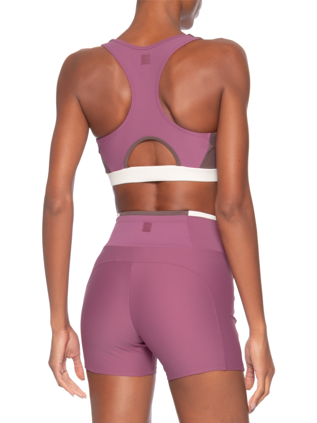 Top Nadador Liso Roxo Body For Sure