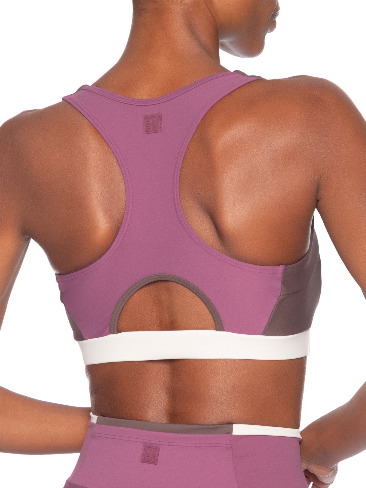 Top Nadador Liso Roxo Body For Sure