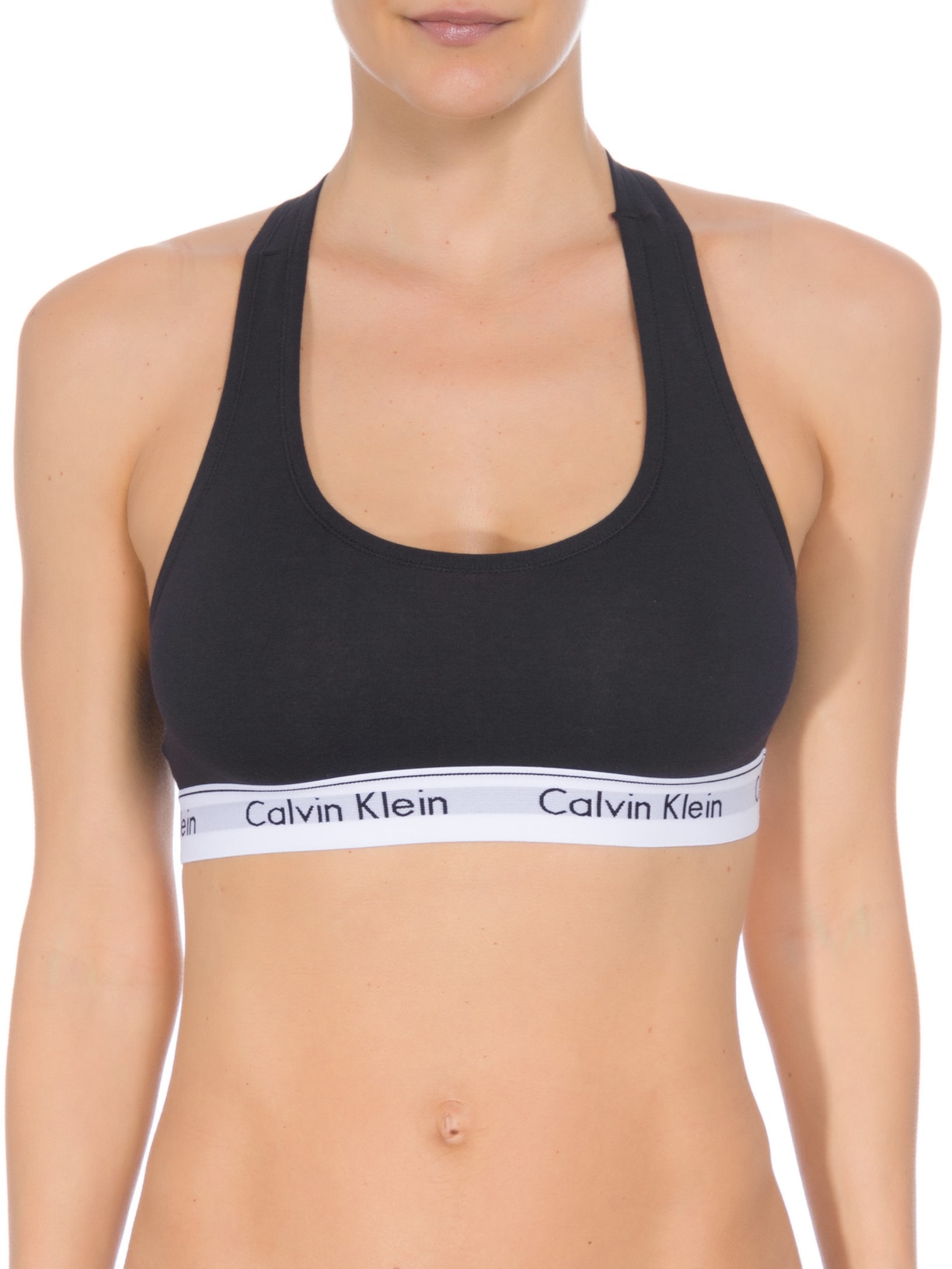 Top Nadador Modern Cotton Preto Calvin Klein Underwear