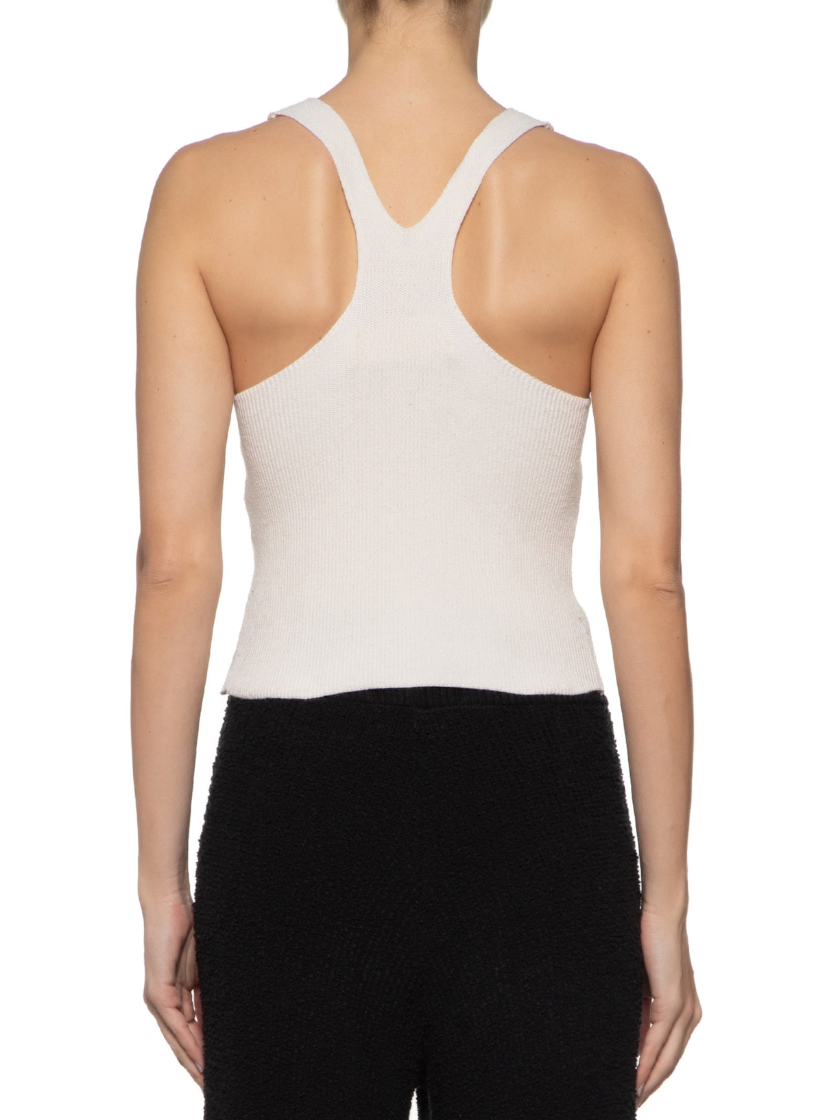 Top Nadador Tricot Ribana Bege Osklen