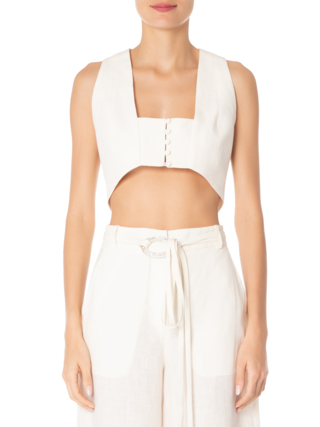 Top Nara Linho Sun Nara Off White Nk