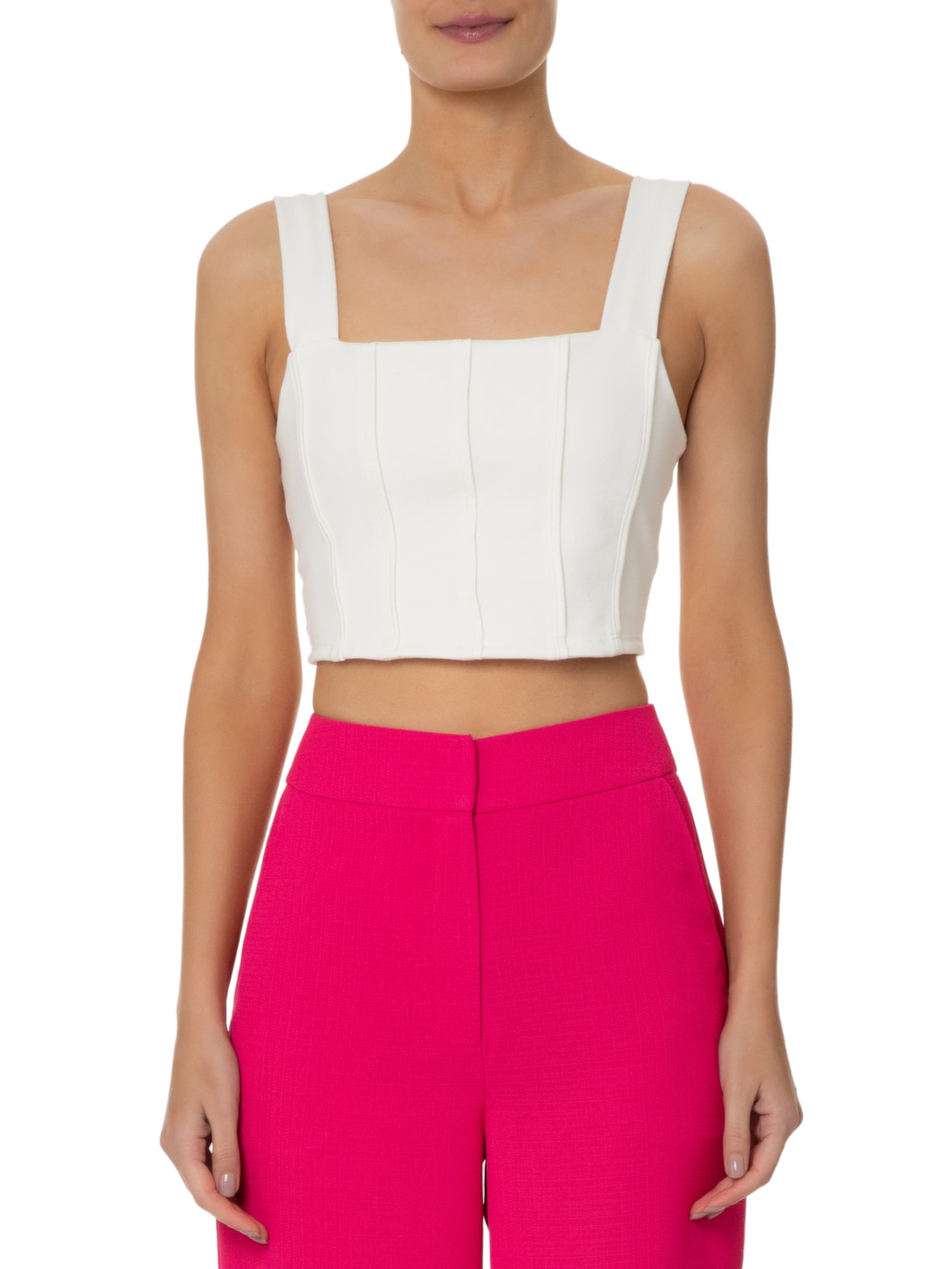 Top Nervuras Augusta Off White Twenty Four Seven
