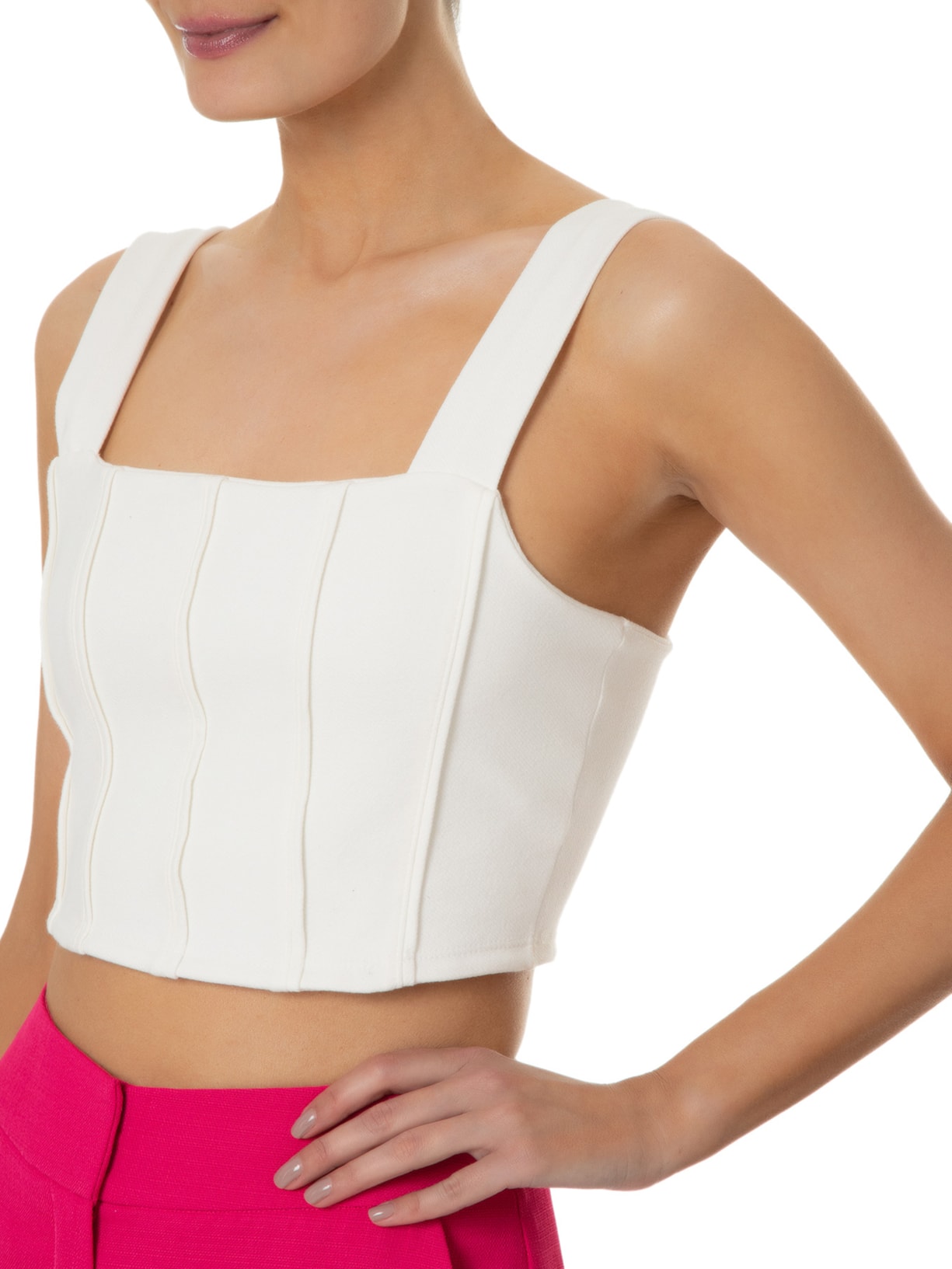 Top Nervuras Augusta Off White Twenty Four Seven