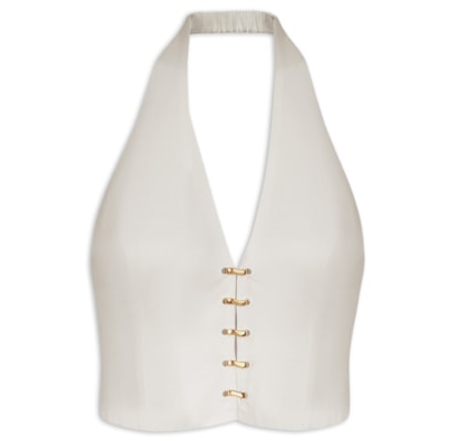 Top Noe Detalhe - Branco