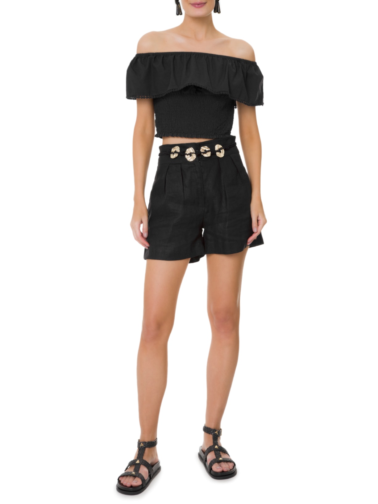 Top Ombro A Ombro Kelly Preto Le Lis