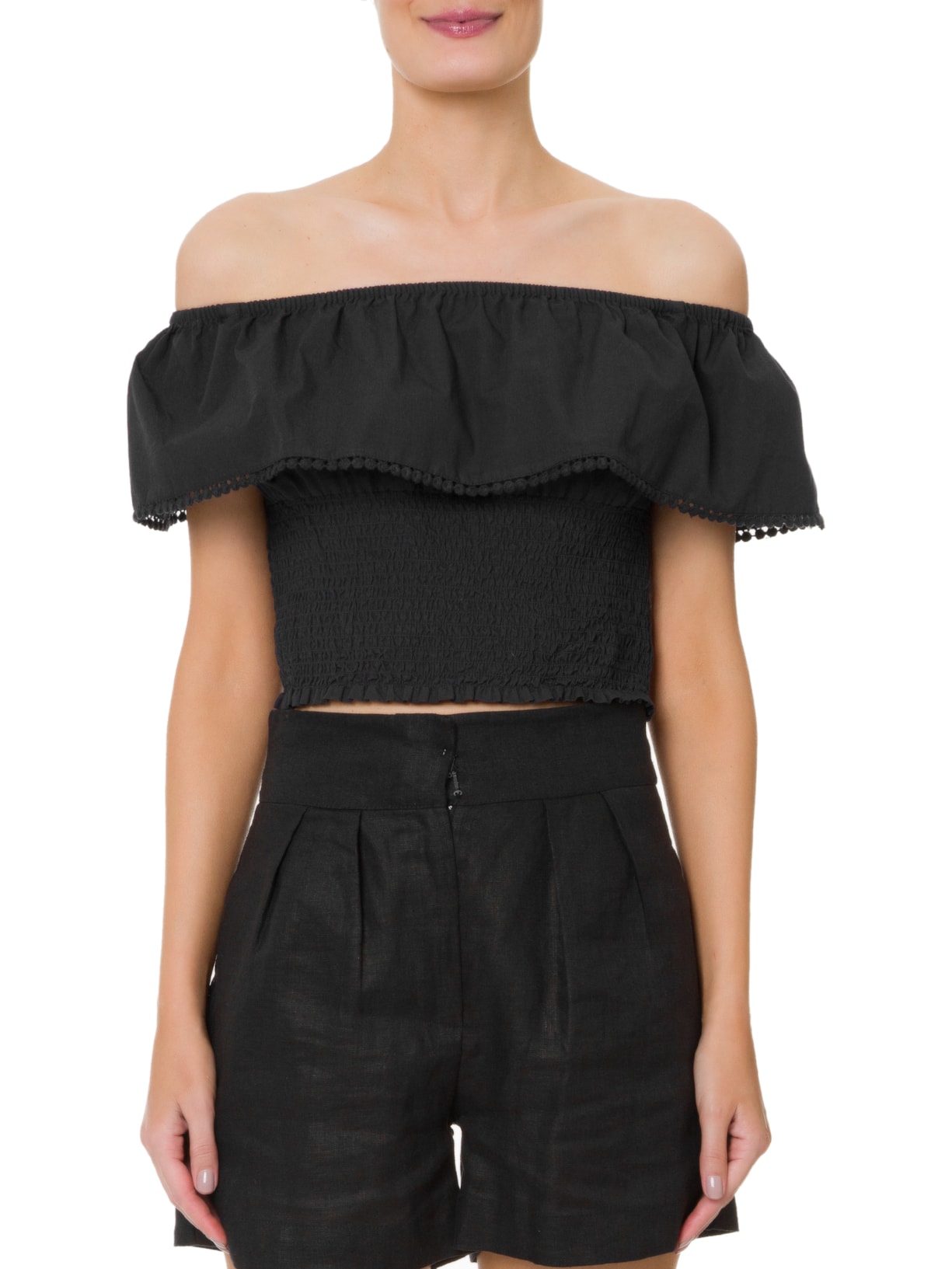 Top Ombro A Ombro Kelly Preto Le Lis