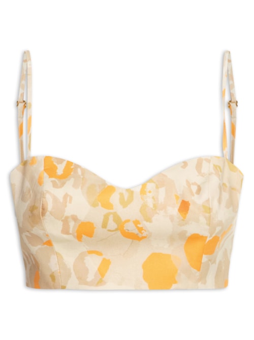 Top Onça Sobreposição - Animal Print
