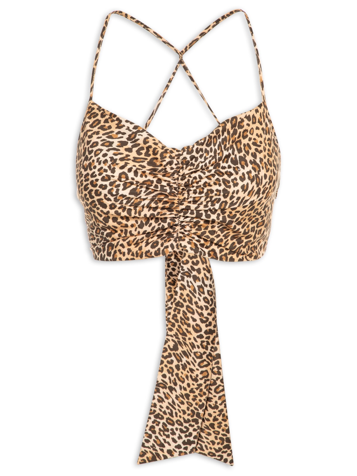 Top Ondas Color - Animal Print
