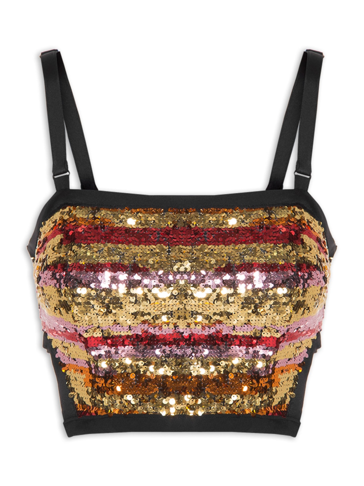 Top Paetê Sunglitter Gisele - Dourado