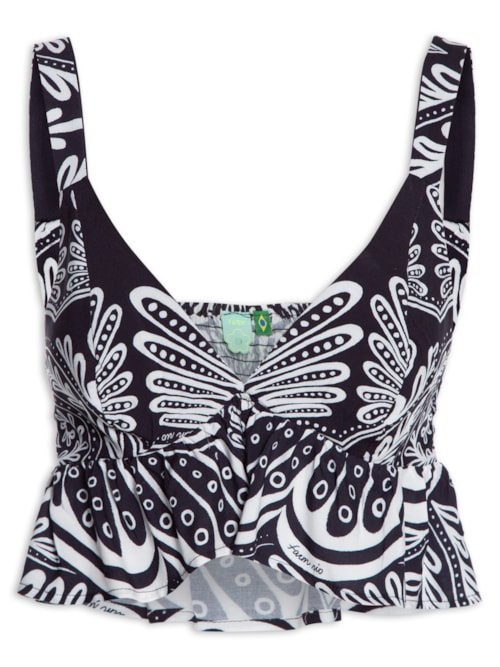 Top Papillon - Preto