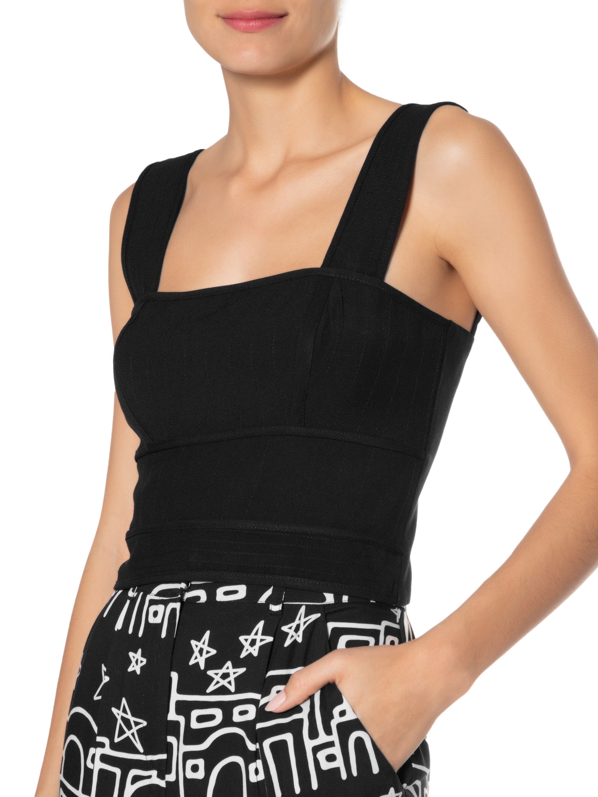 Top Patricia Preto Mixed