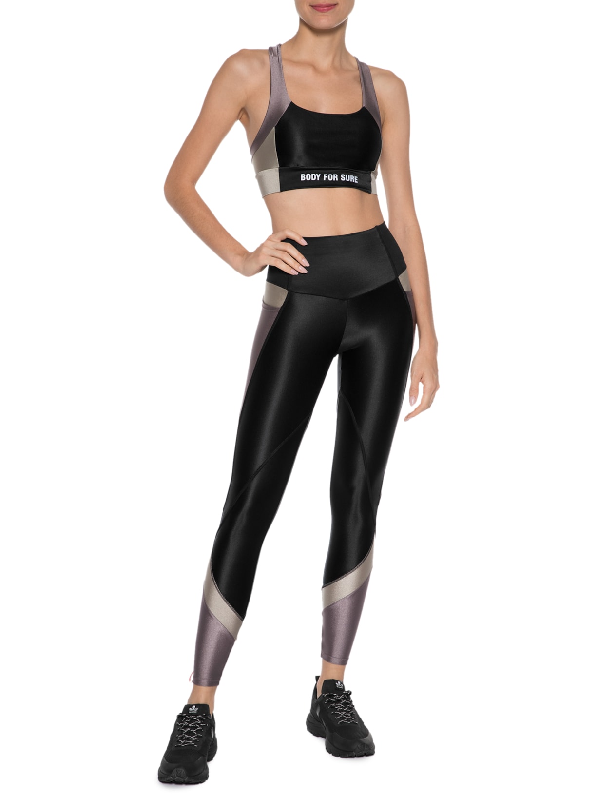 Top Preto Body For Sure