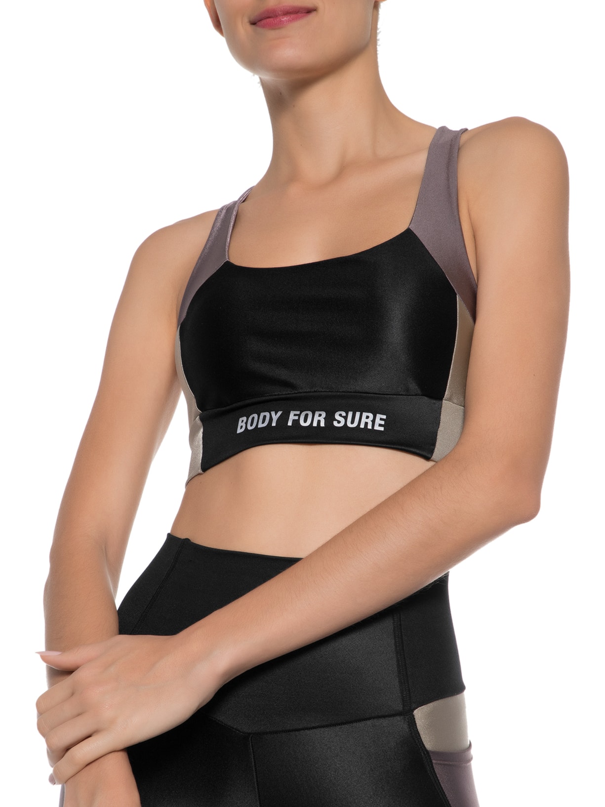 Top Preto Body For Sure