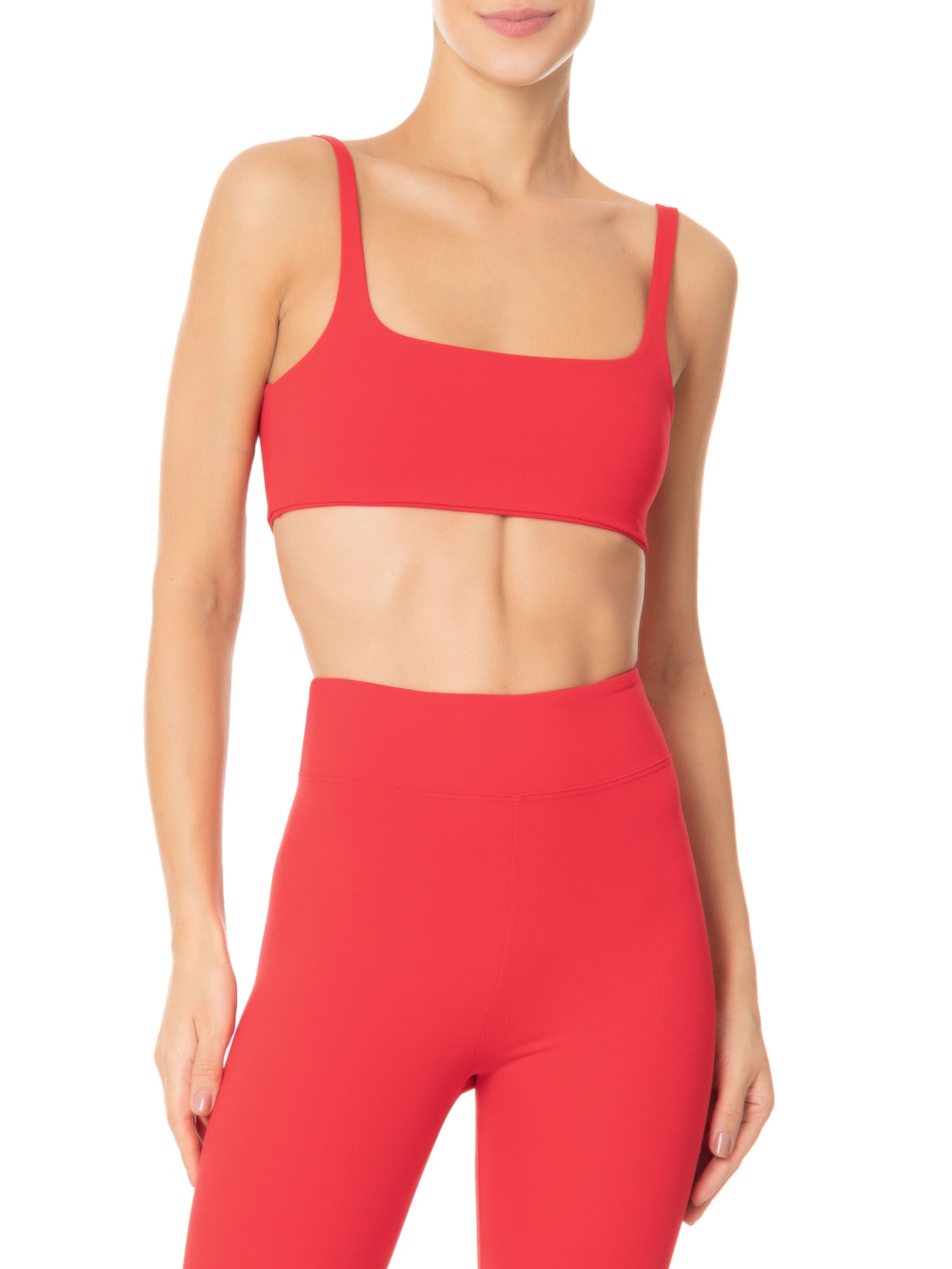 Top Quadrado Vermelho  Inhale