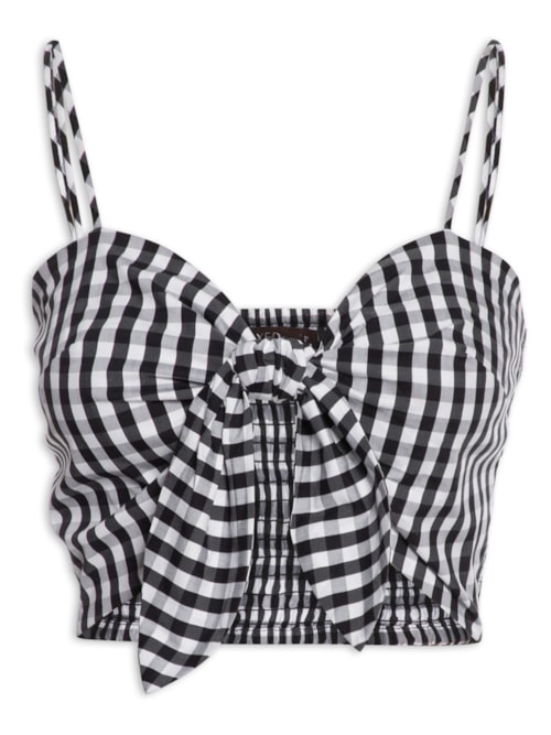 Top Quadrato - Preto